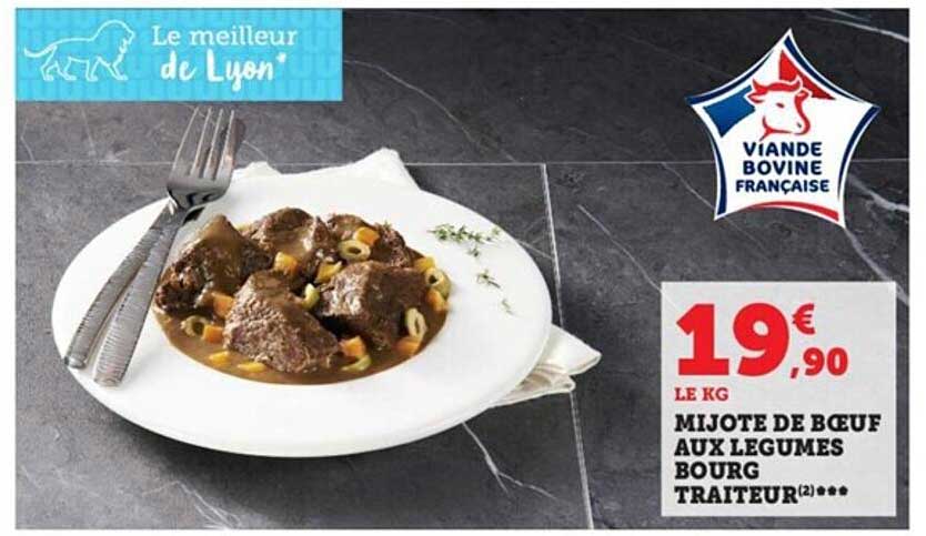 mijoté de bœuf aux légumes bourg traiteur