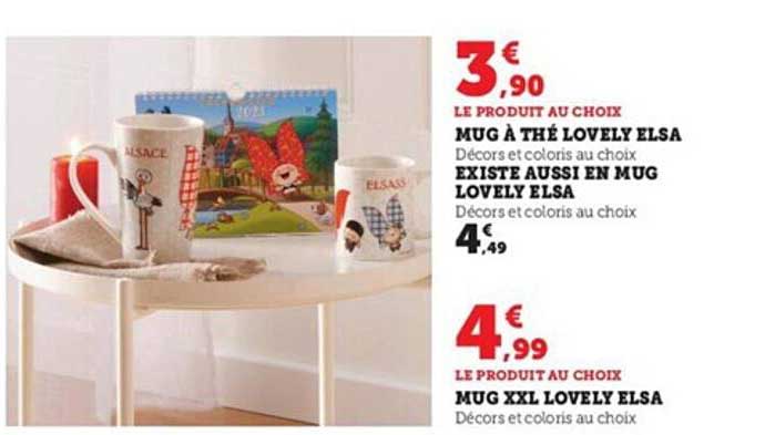 mug à thé lovely elsa existe aussi en mug lovely elsa, mug xxl lovely elsa
