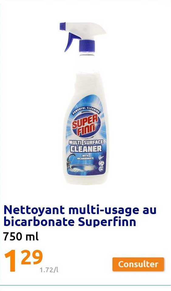 Nettoyant Multi-usage Au Bicarbonate Superfinn
