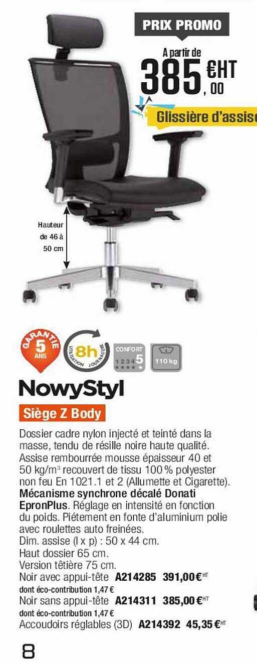 Nowystyl Siège Z Body
