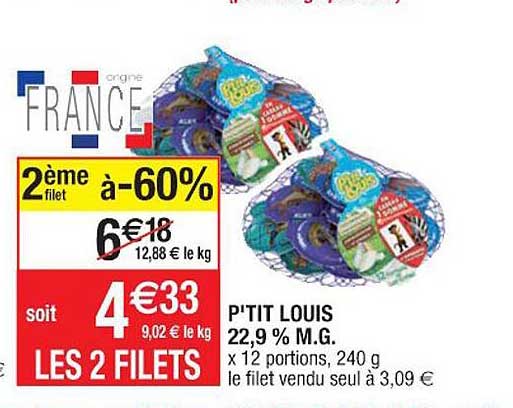 p'tit louis 22,9% m.g.