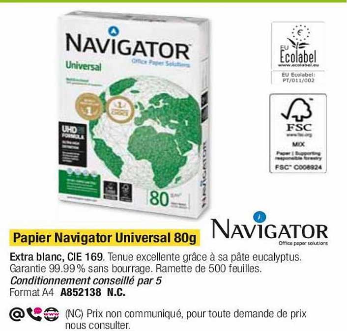papier navigator universal 80g