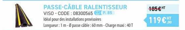 passe-câble ralentisseur viso