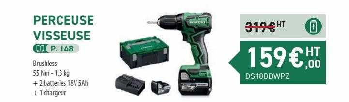perceuse visseuse hikoki