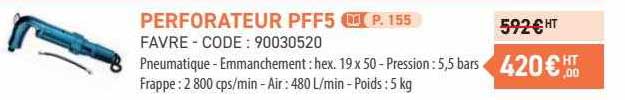 perforateur pff5 favre