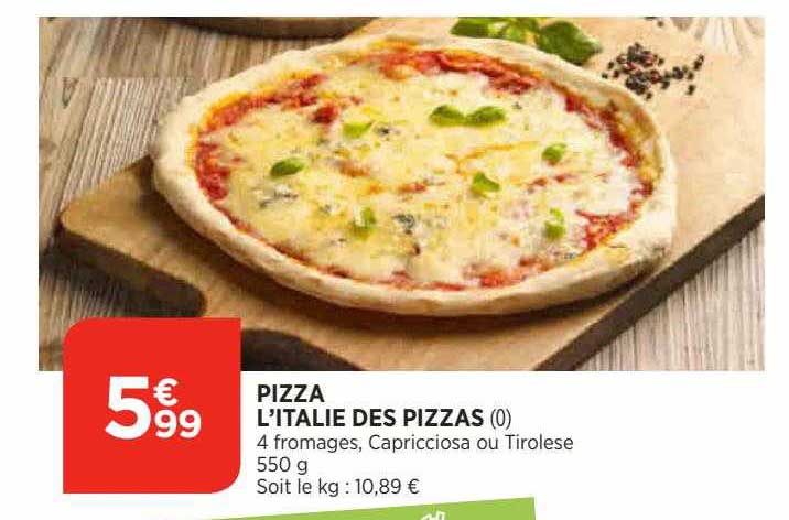 pizza l'italie des pizzas