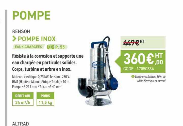 pompe renson