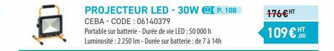 projecteur led - 30w ceba