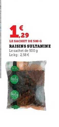 Raisins Sultanine