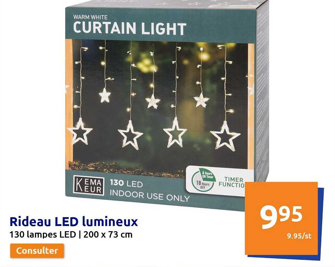 Rideau Led Lumineux