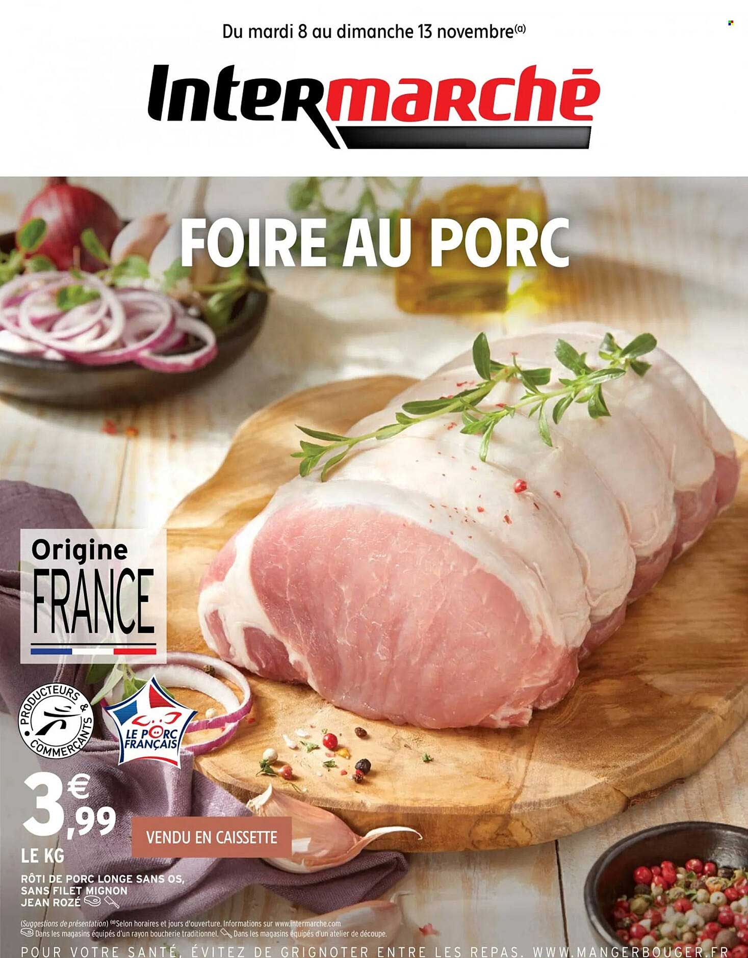 rôti de porc longe sans os, sans filet mignon jean rozé