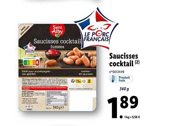 saucisses cocktail saint alby