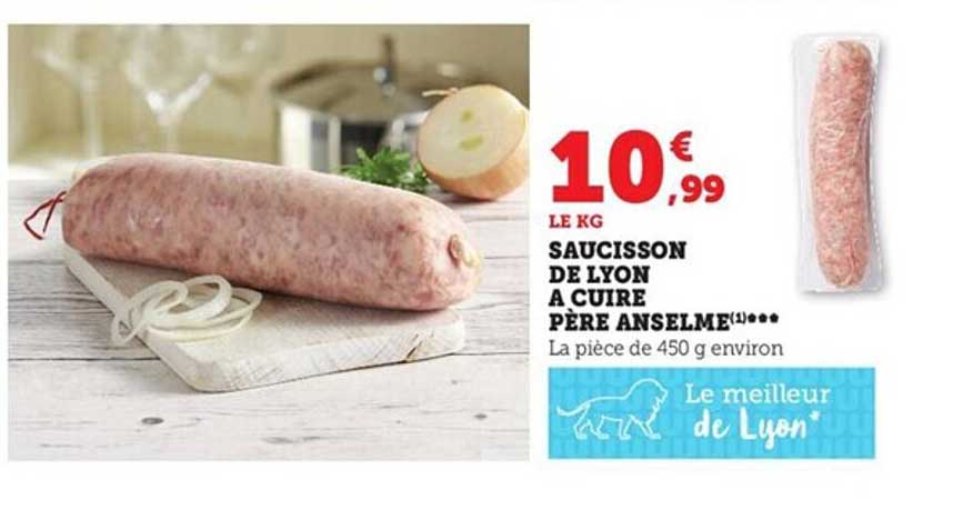 saucisson de lyon à cuire père anselme