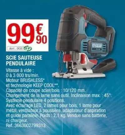 Scie Sauteuse Pendulaire