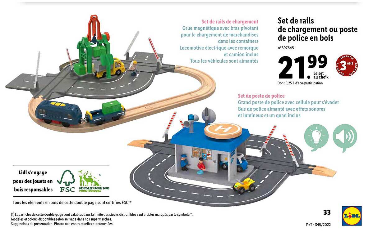 set de rails de chargement ou poste de police en bois