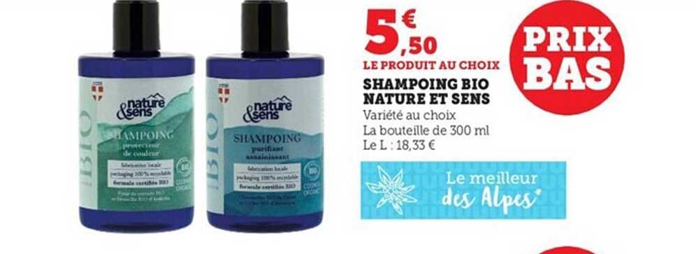 shampoing bio nature et sens