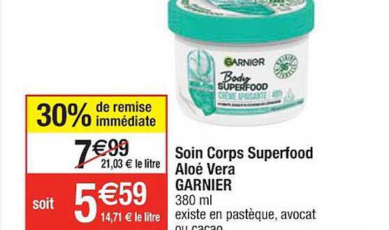 Soin Corps Superfood Aloé Vera Garnier