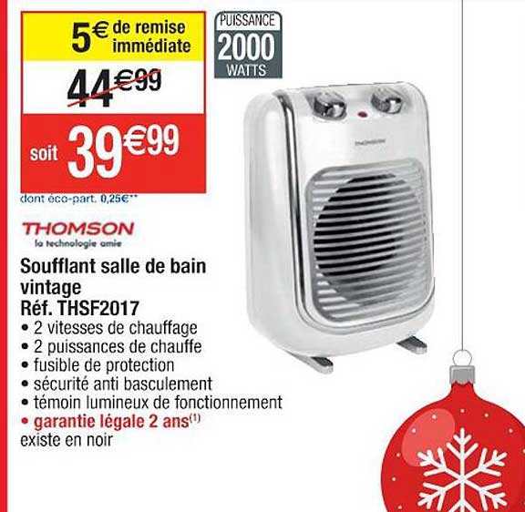 Soufflant Salle De Bain Vintage Thomson