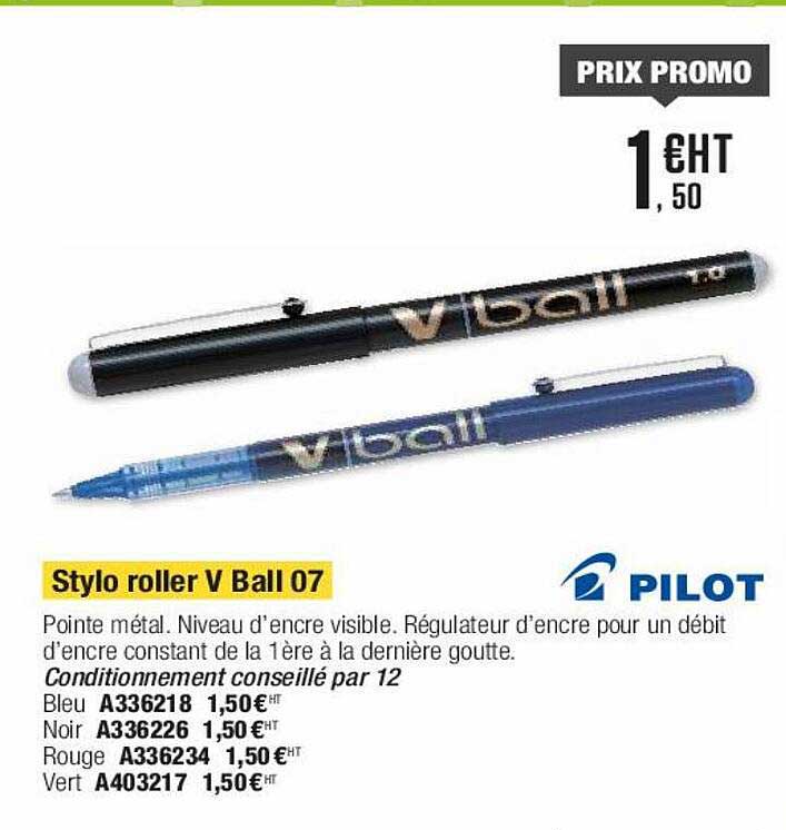 Stylo Roller V Ball 07 Pilot