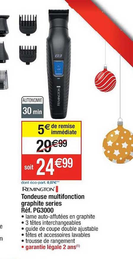 tondeuse multifonction graphite séries remington