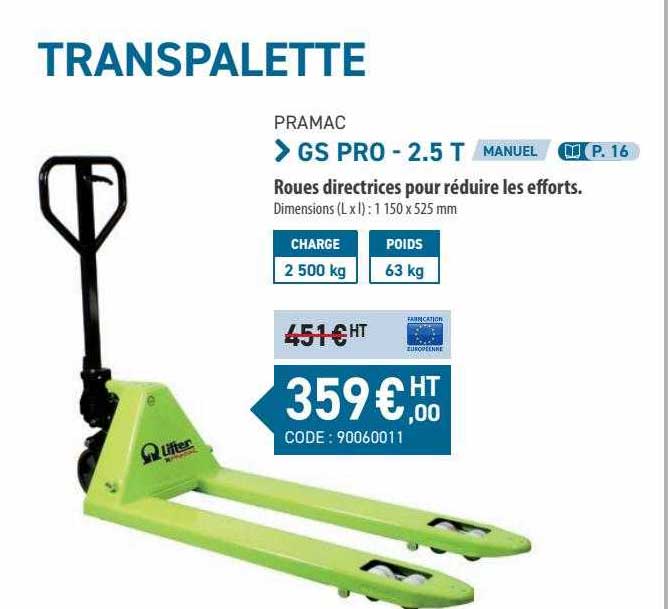 transpalette pramac