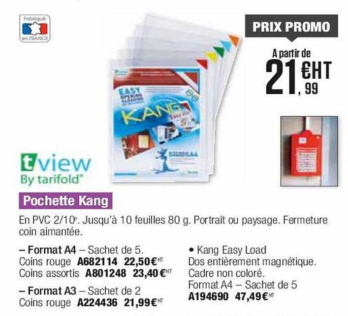 view by tarifold pochette kang