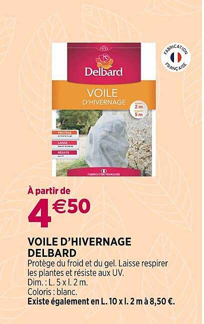 voile d'hivernage delbard