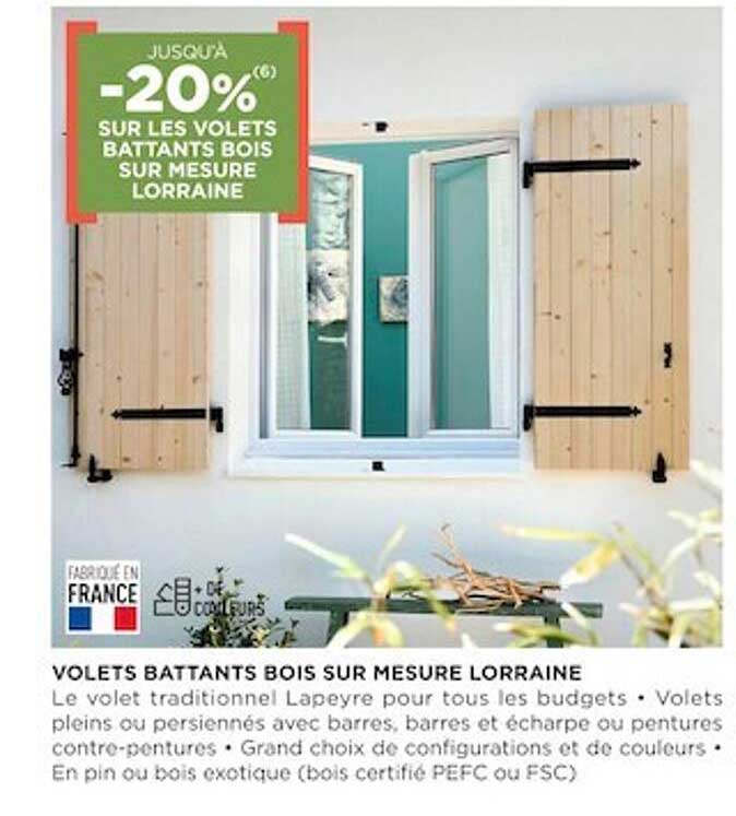 Volets Battants Bois Sur Mesure Lorraine