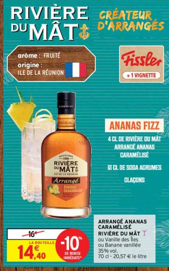 arrangé ananas cara mélisé rivière du mât