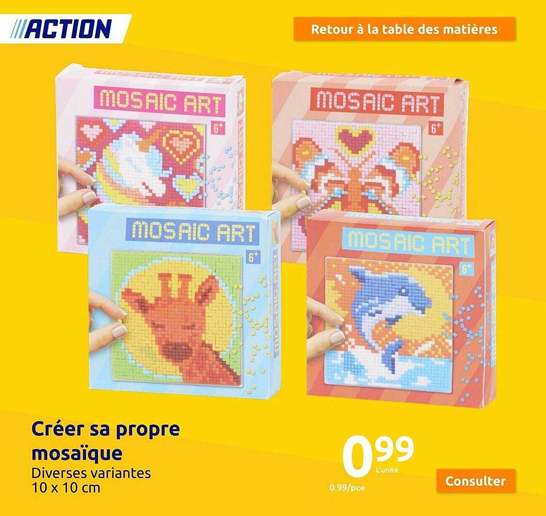 créer sa propre mosaïque