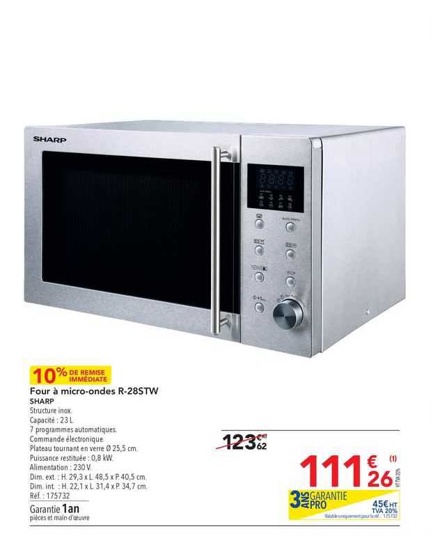 four à micro-ondes sharp