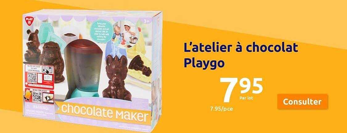 l'atelier à chocolat playgo