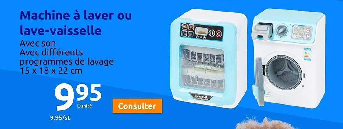 machine à laver ou lave-vaisselle