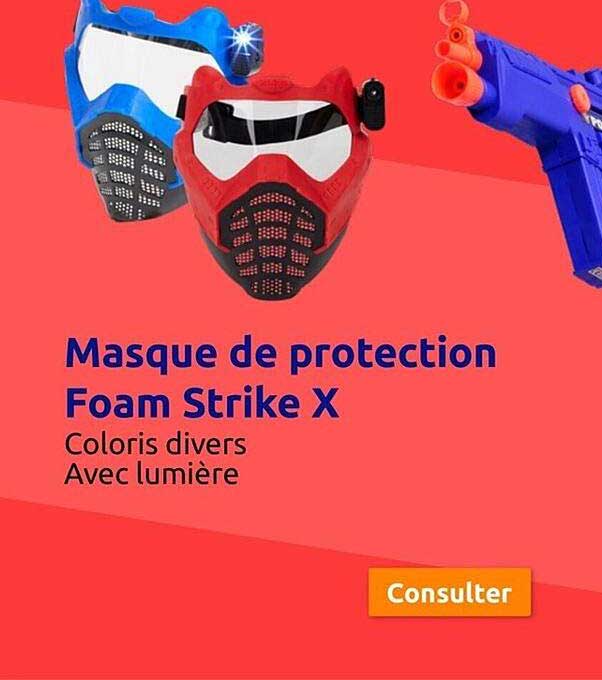 Masque De Protection Foam Strike X