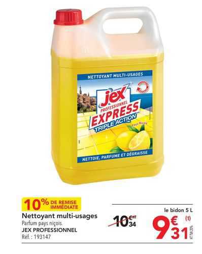 nettoyant multi-usages jex professionnel