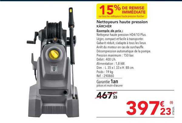 nettoyeurs haute pression kärcher