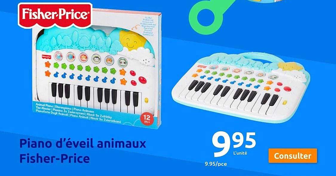 piano d'éveil animaux fisher-price