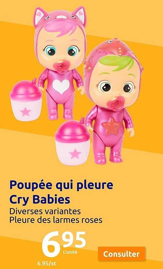 poupée qui pleure cry babies