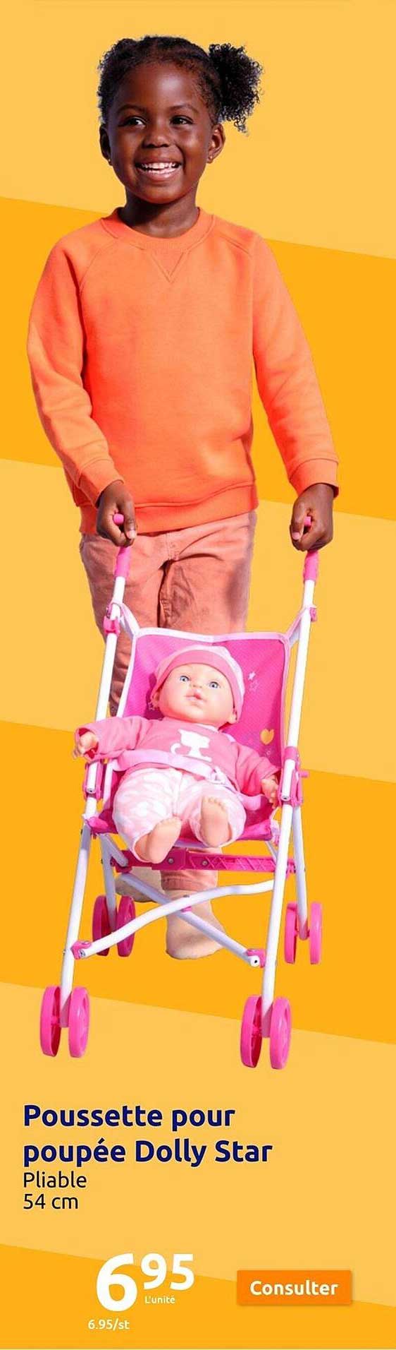 Poussette Pour Poupée Dolly Star