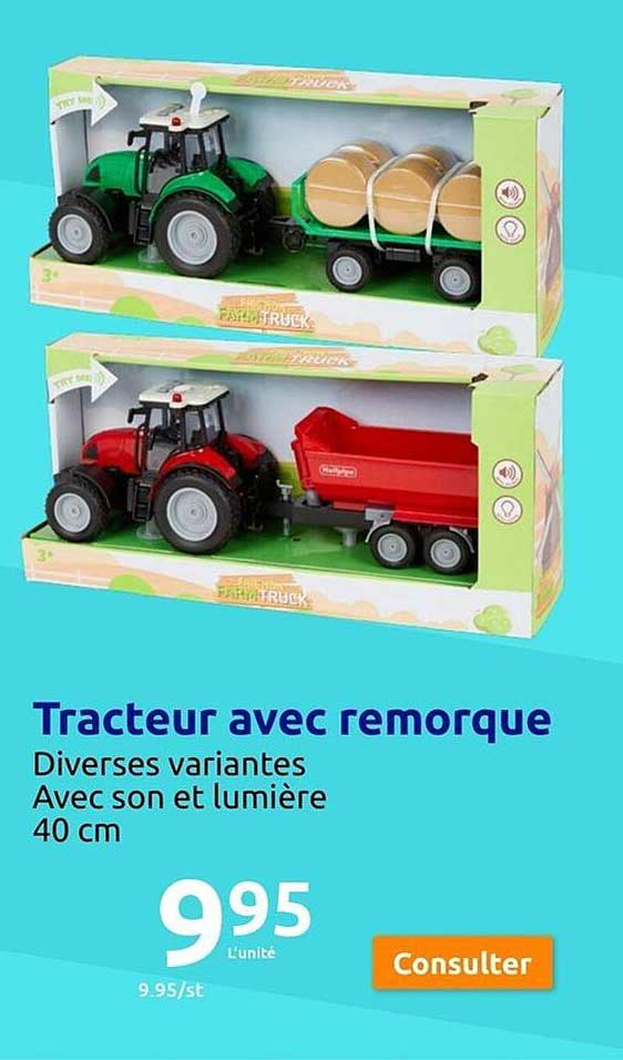 Tracteur Avec Remorque