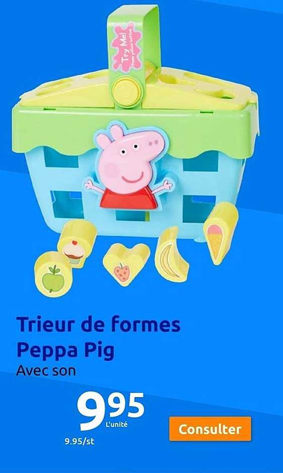 trieur de formes peppa pig