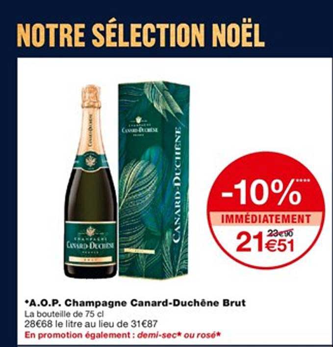 aop champagne canard-duchêne brut