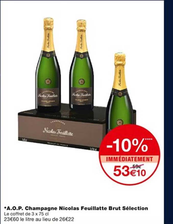 aop champagne nicolas feuillatte brut sélection
