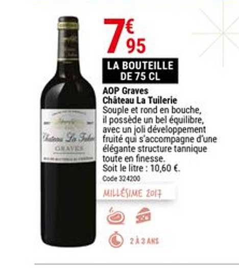 aop graves château la tuilerie