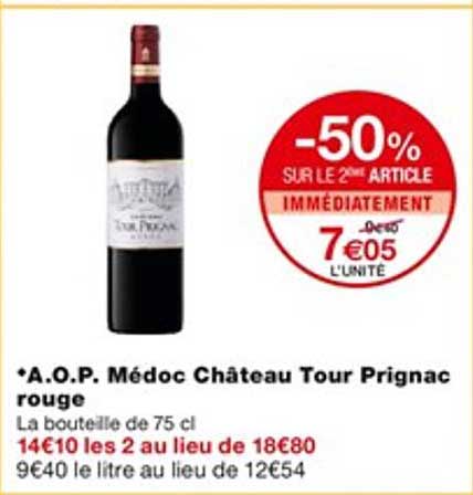 aop médoc château tour prignac rouge