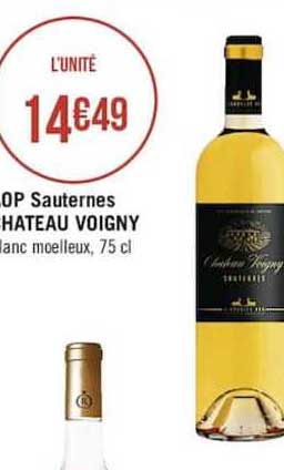 aop sauternes château voigny