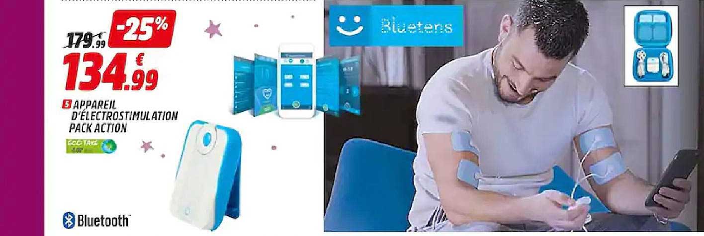 appareil d'électrostimulation pack action