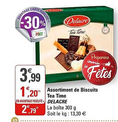 Assortiment De Biscuits Tea Time Delacre