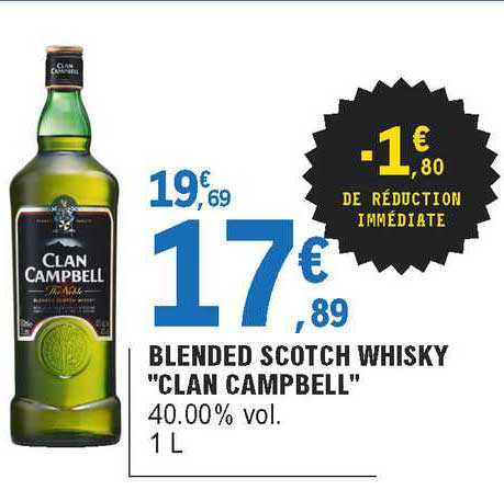 blended scotch whisky "clan campbell"