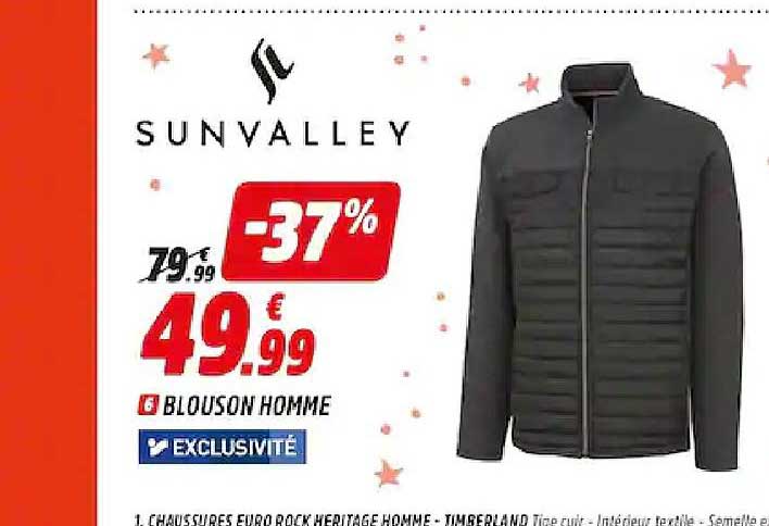 blouson homme sun valley